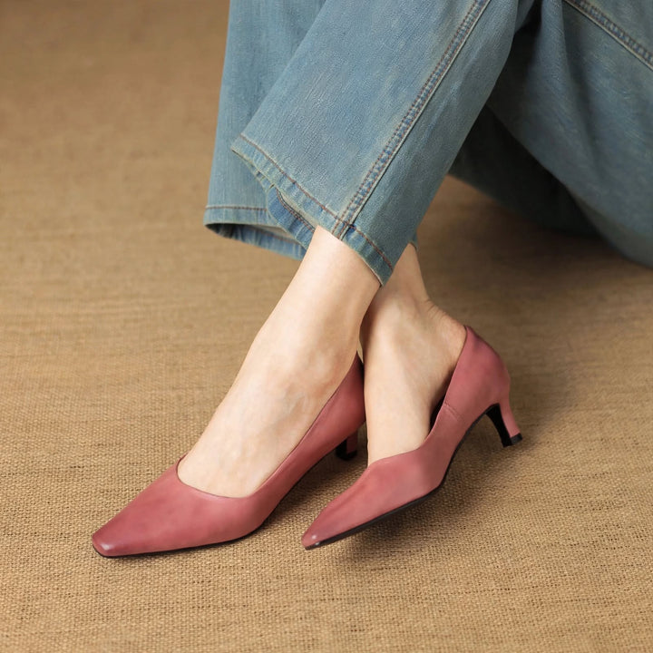 Bianca Genuine Leather Heels
