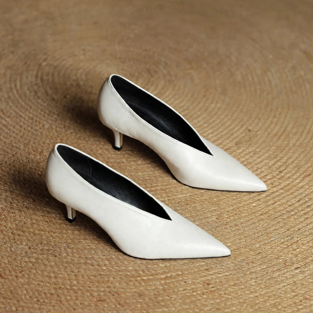 Katrin Genuine Leather Heels