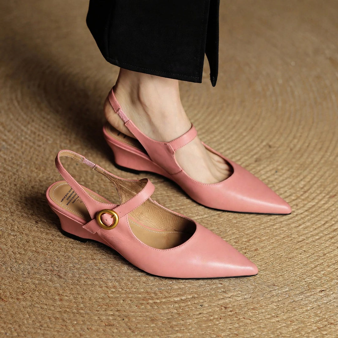 Ramira Genuine Leather Heels