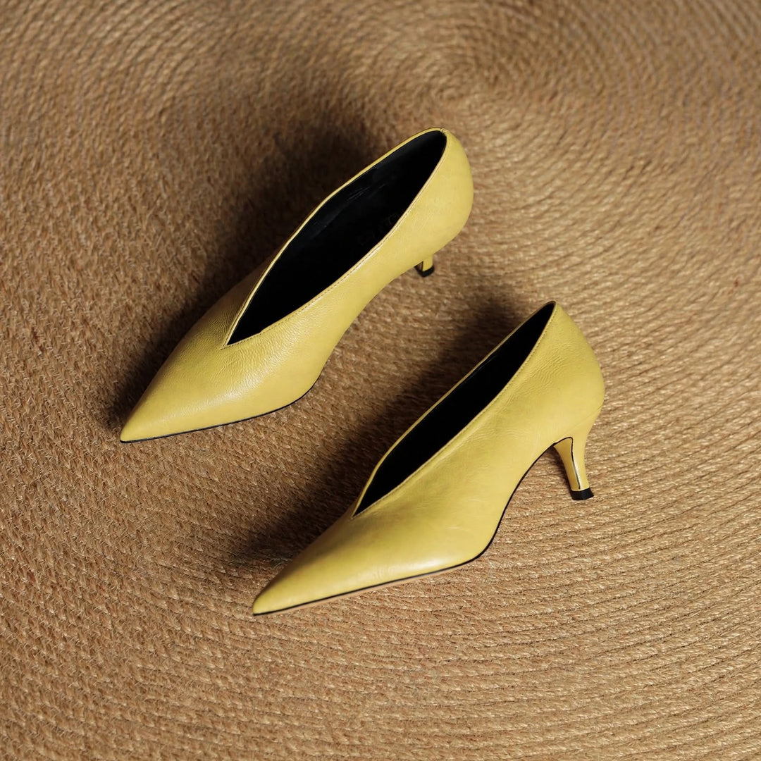 Katrin Genuine Leather Heels