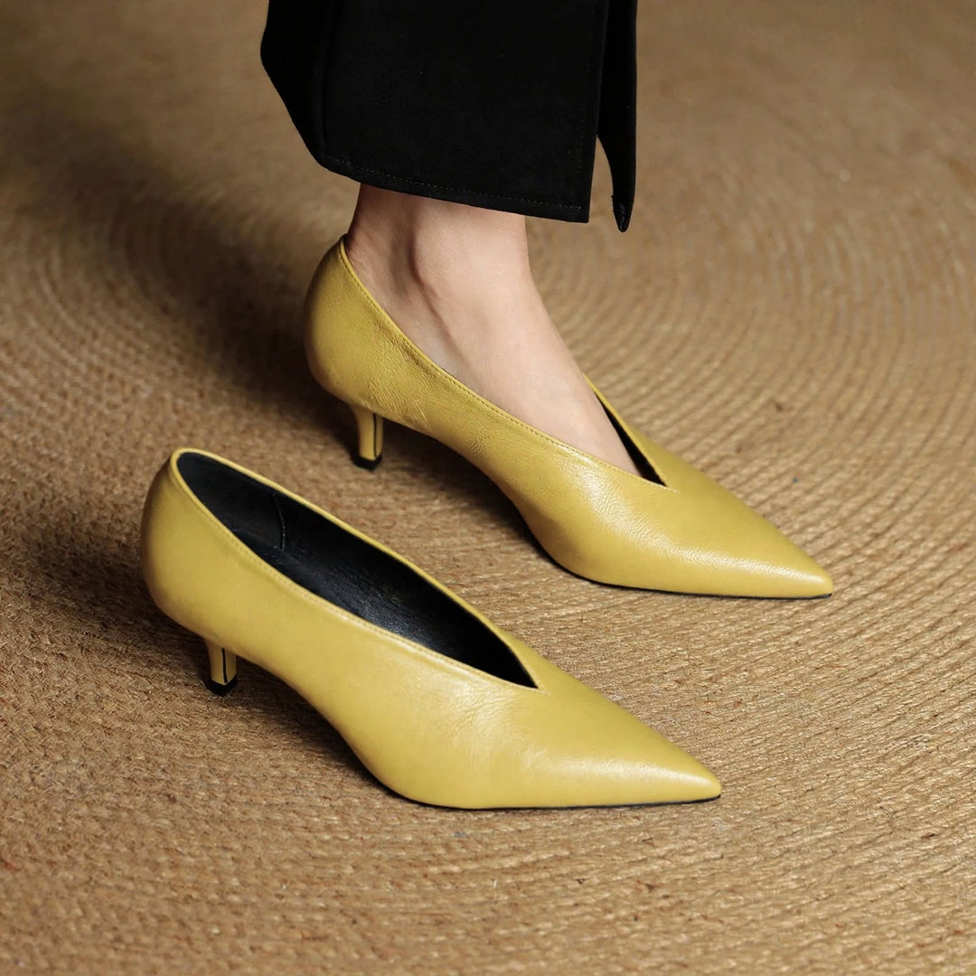 Katrin Genuine Leather Heels