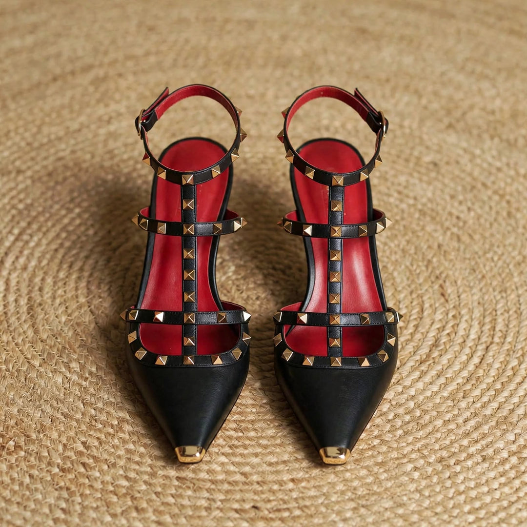 Zinnia Leather Heels