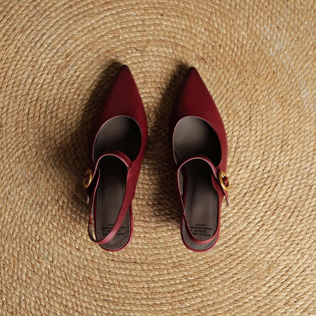 Ramira Genuine Leather Heels