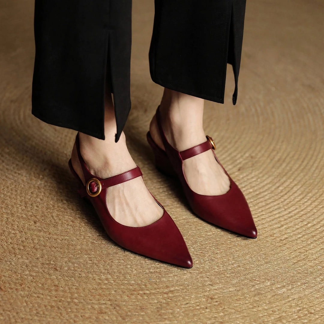 Ramira Genuine Leather Heels