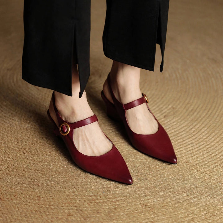Ramira Genuine Leather Heels
