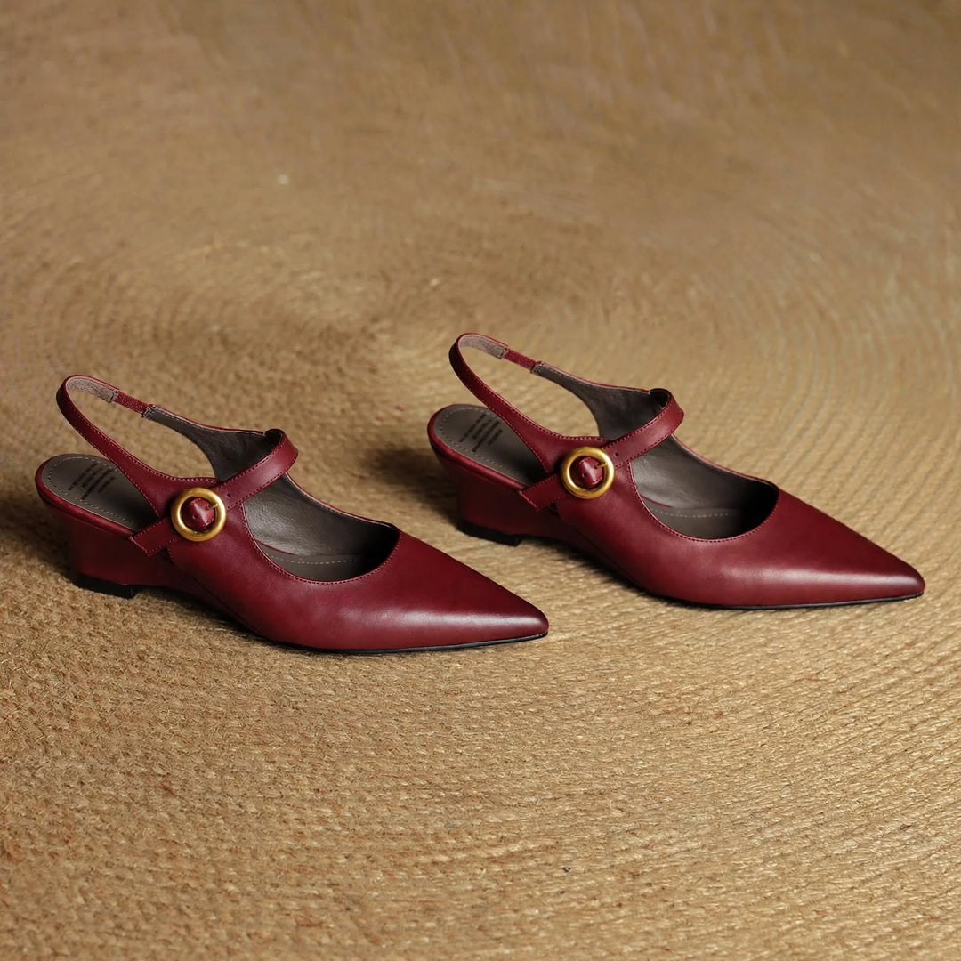 Ramira Genuine Leather Heels