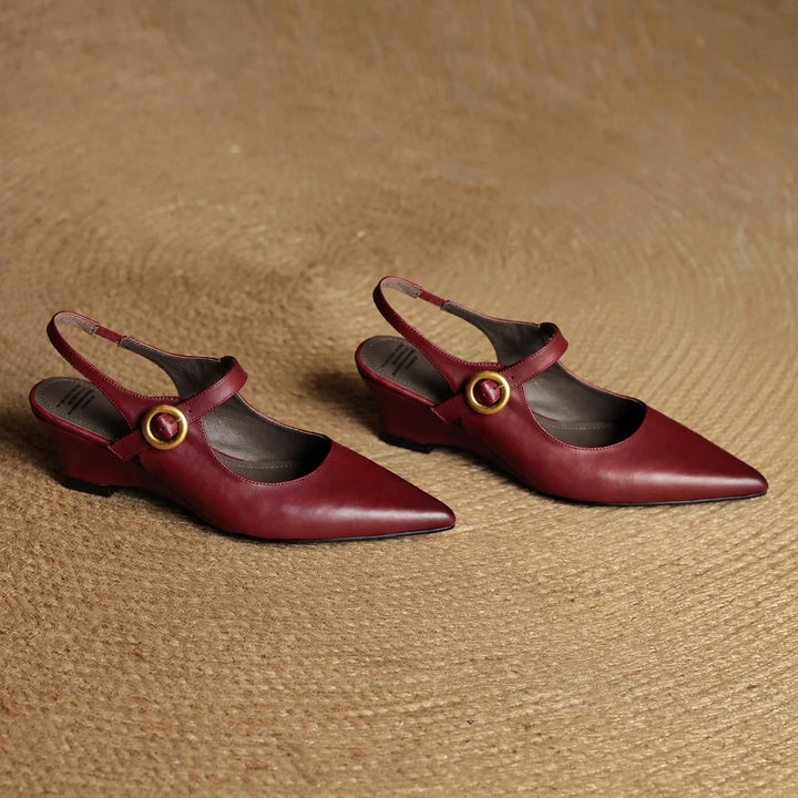 Ramira Genuine Leather Heels