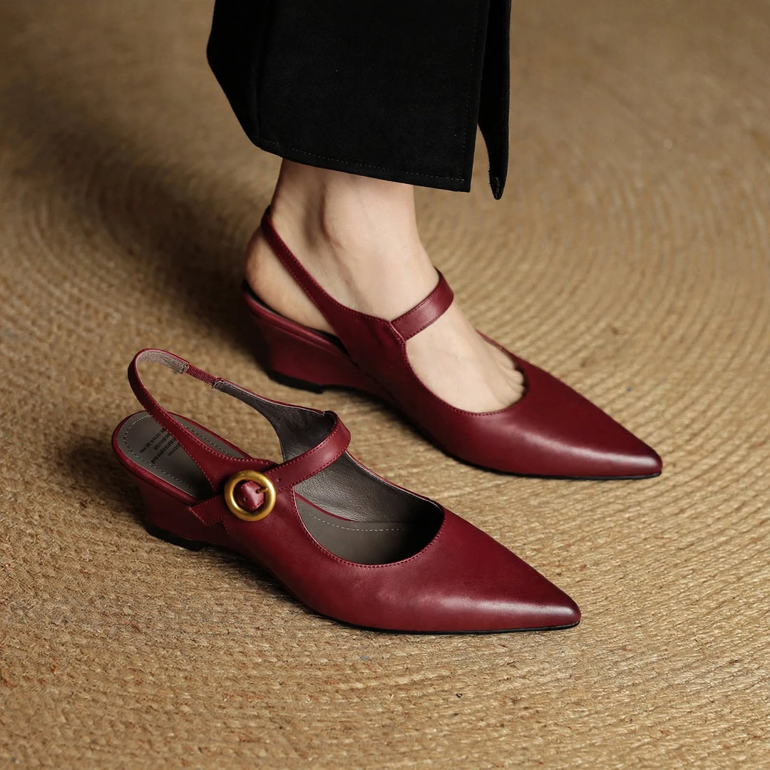 Ramira Genuine Leather Heels
