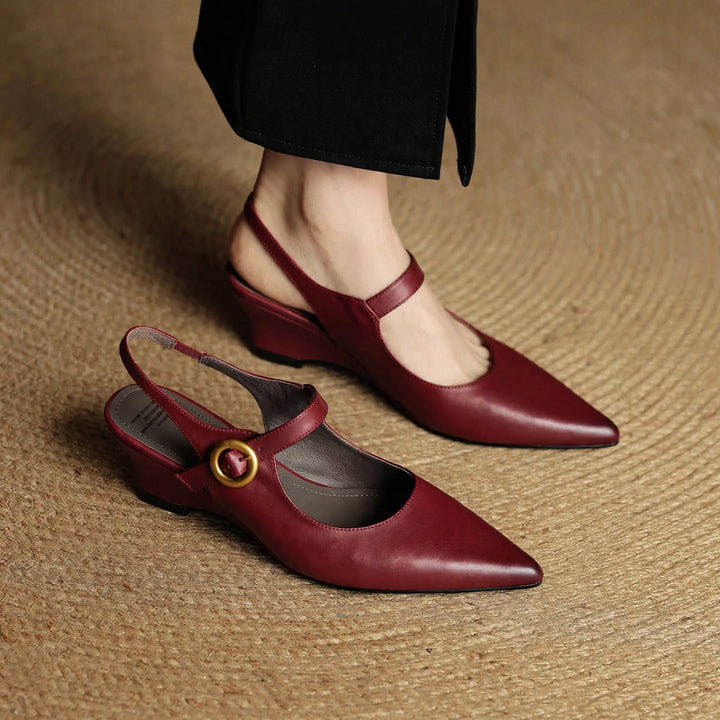 Ramira Genuine Leather Heels