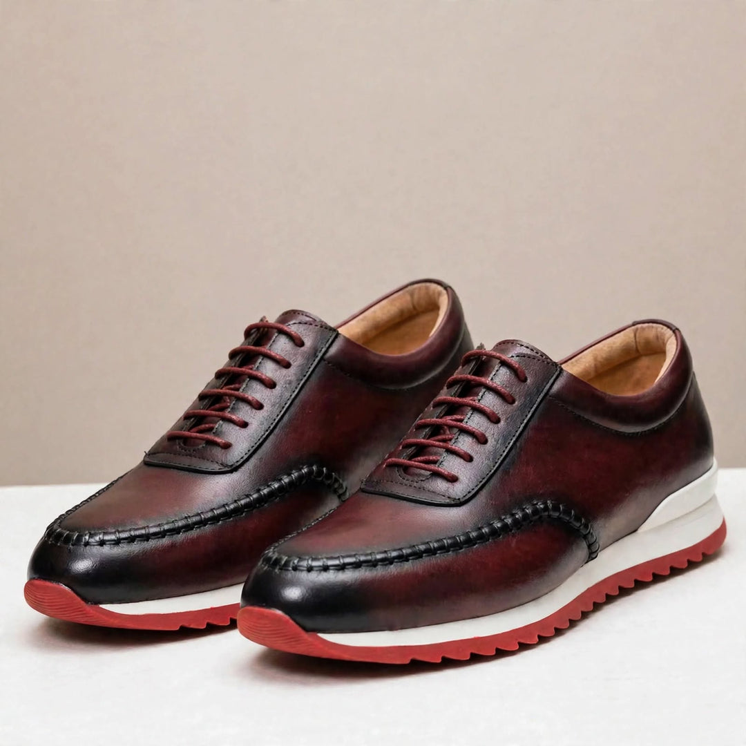 Dorian Cowhide Leather Sneakers