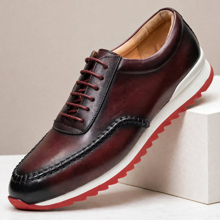 Dorian Cowhide Leather Sneakers