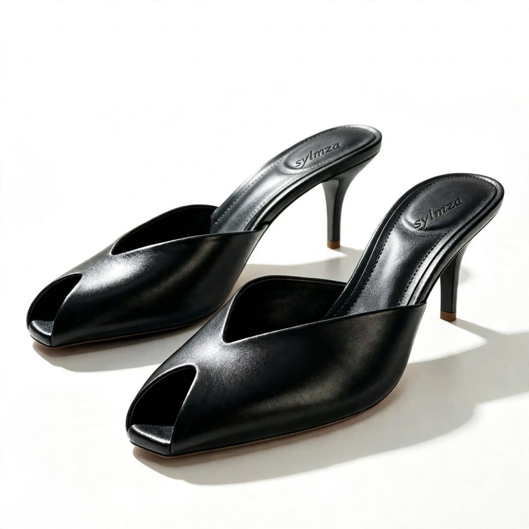 Seraphina Genuine Leather Heels