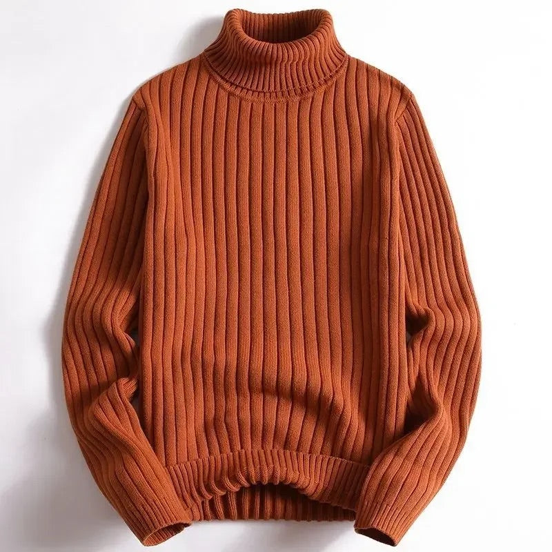 Axel Ribbed Turtleneck Sweater