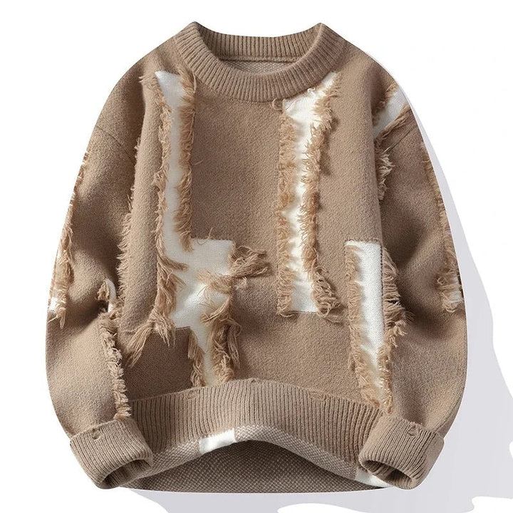Reeve Fringe-Detail Crewneck Sweater