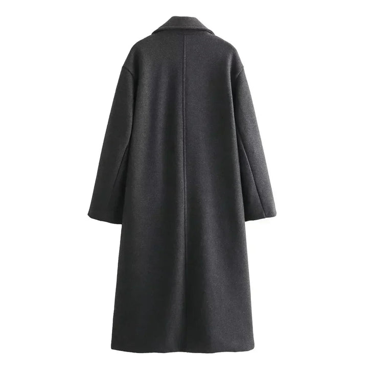 Josie Double-Breasted Long Coat