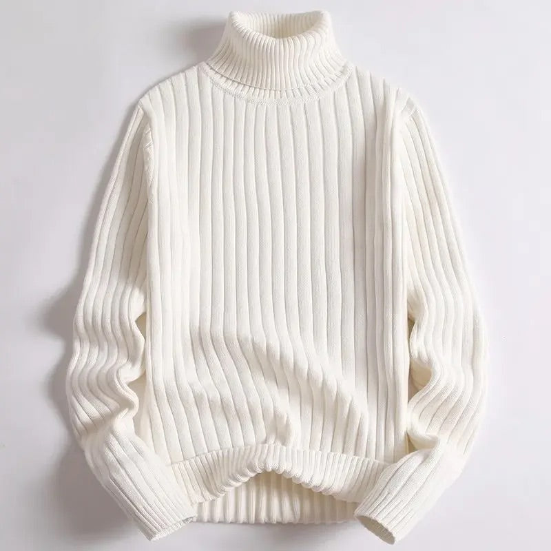 Axel Ribbed Turtleneck Sweater