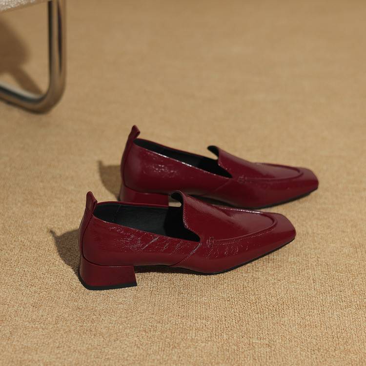 Sylvie Genuine Leather Heels
