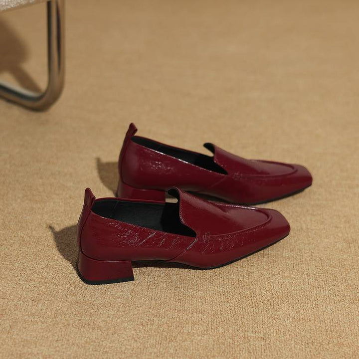 Sylvie Genuine Leather Heels