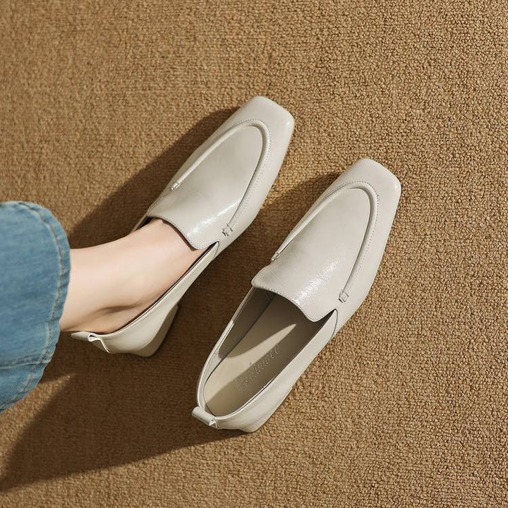 Sylvie Genuine Leather Heels