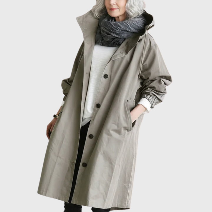 Holly Waterproof Hooded Trench Coat