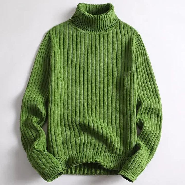 Axel Ribbed Turtleneck Sweater