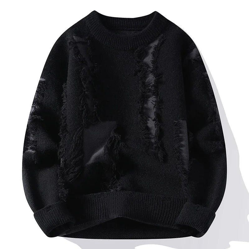 Reeve Fringe-Detail Crewneck Sweater