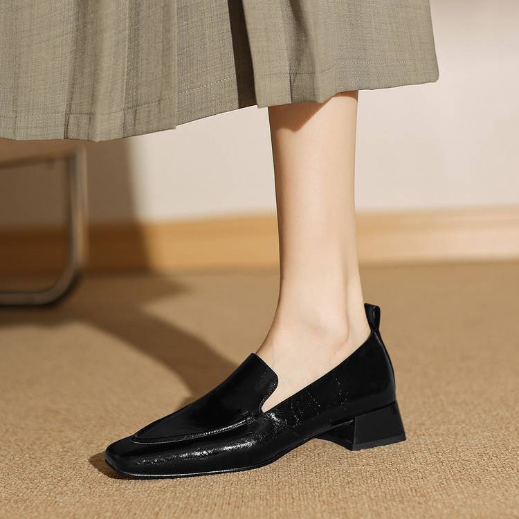 Sylvie Genuine Leather Heels