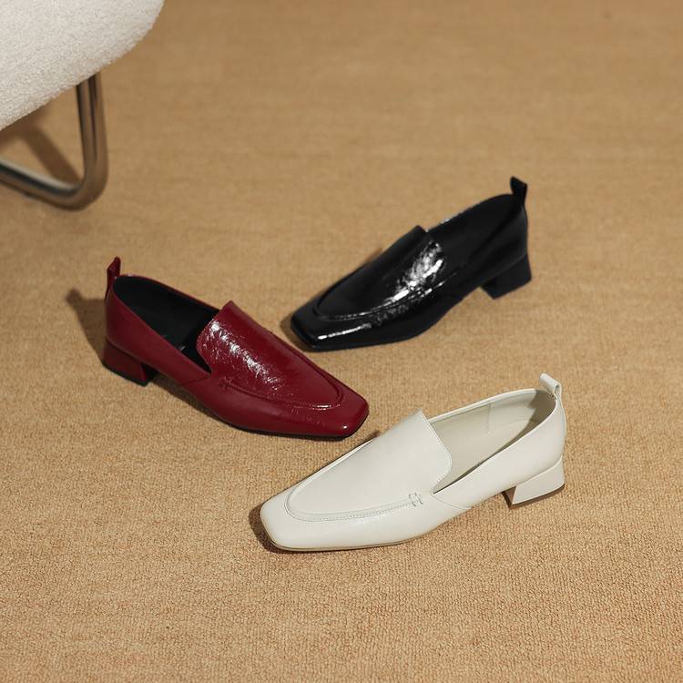 Sylvie Genuine Leather Heels