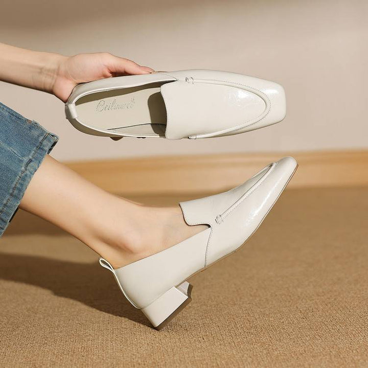 Sylvie Genuine Leather Heels