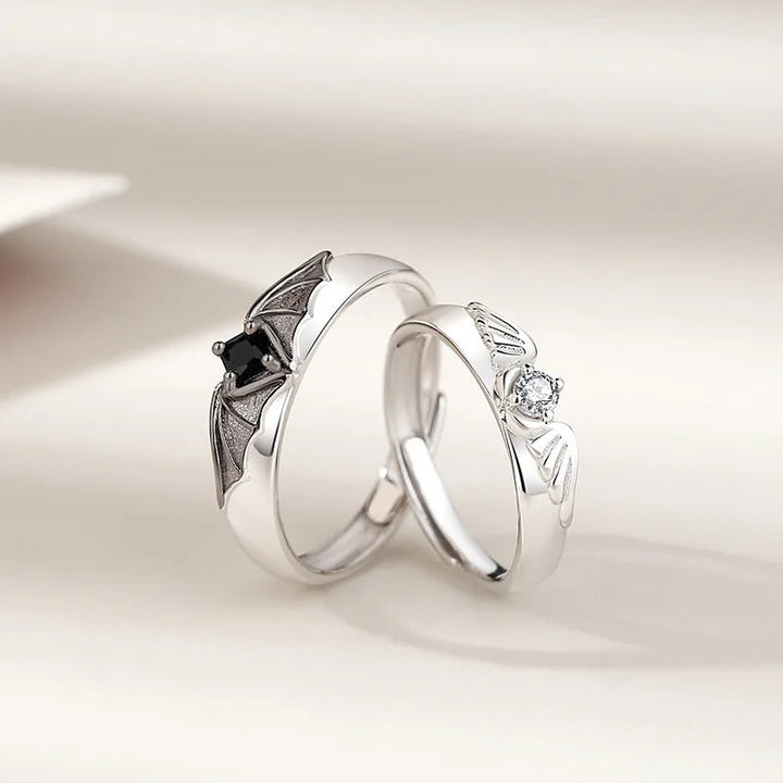 Celestial Adjustable Crystal Ring Set