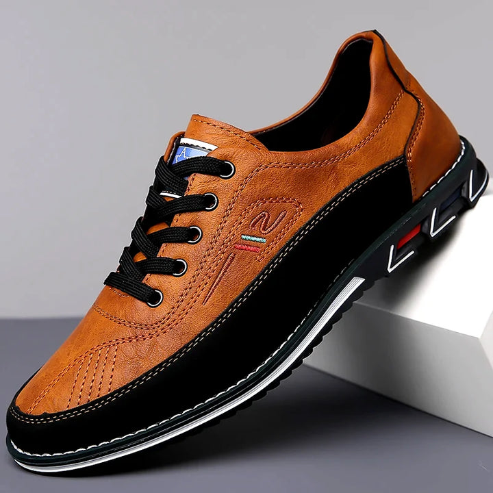Dreno Textured Leather Shoes
