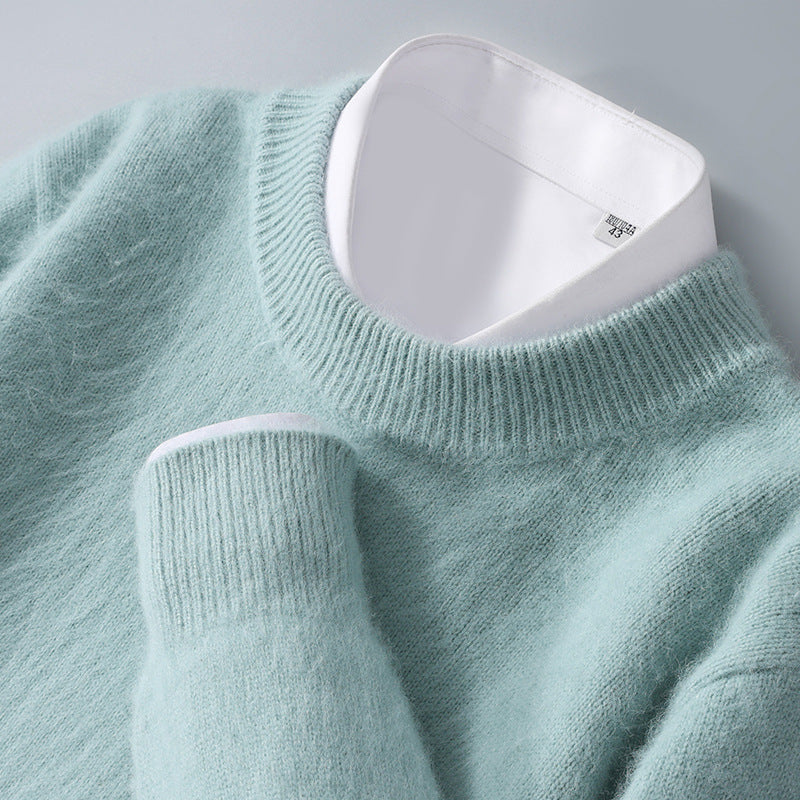 Cole Cashmere-Wool Crewneck Sweater