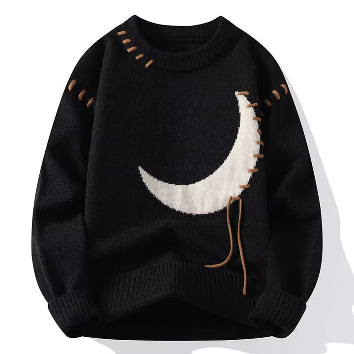 Reno Moon Graphic Crewneck Sweater