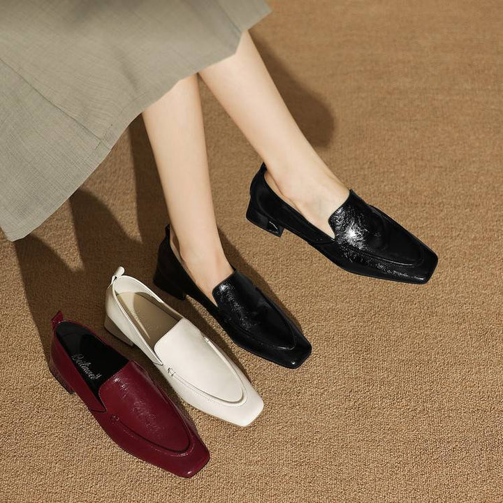 Sylvie Genuine Leather Heels