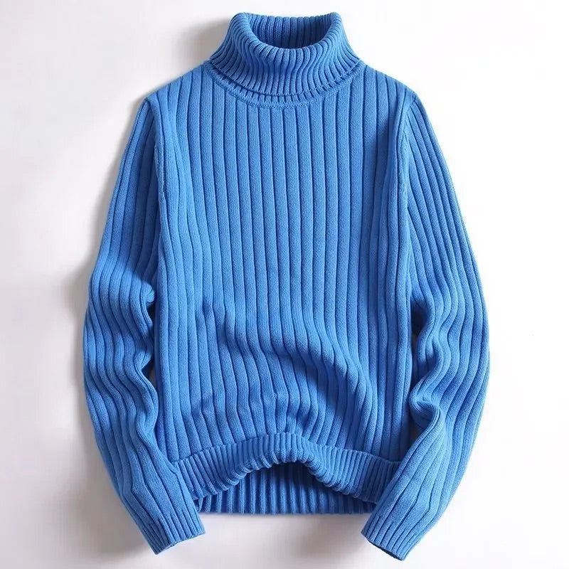 Axel Ribbed Turtleneck Sweater