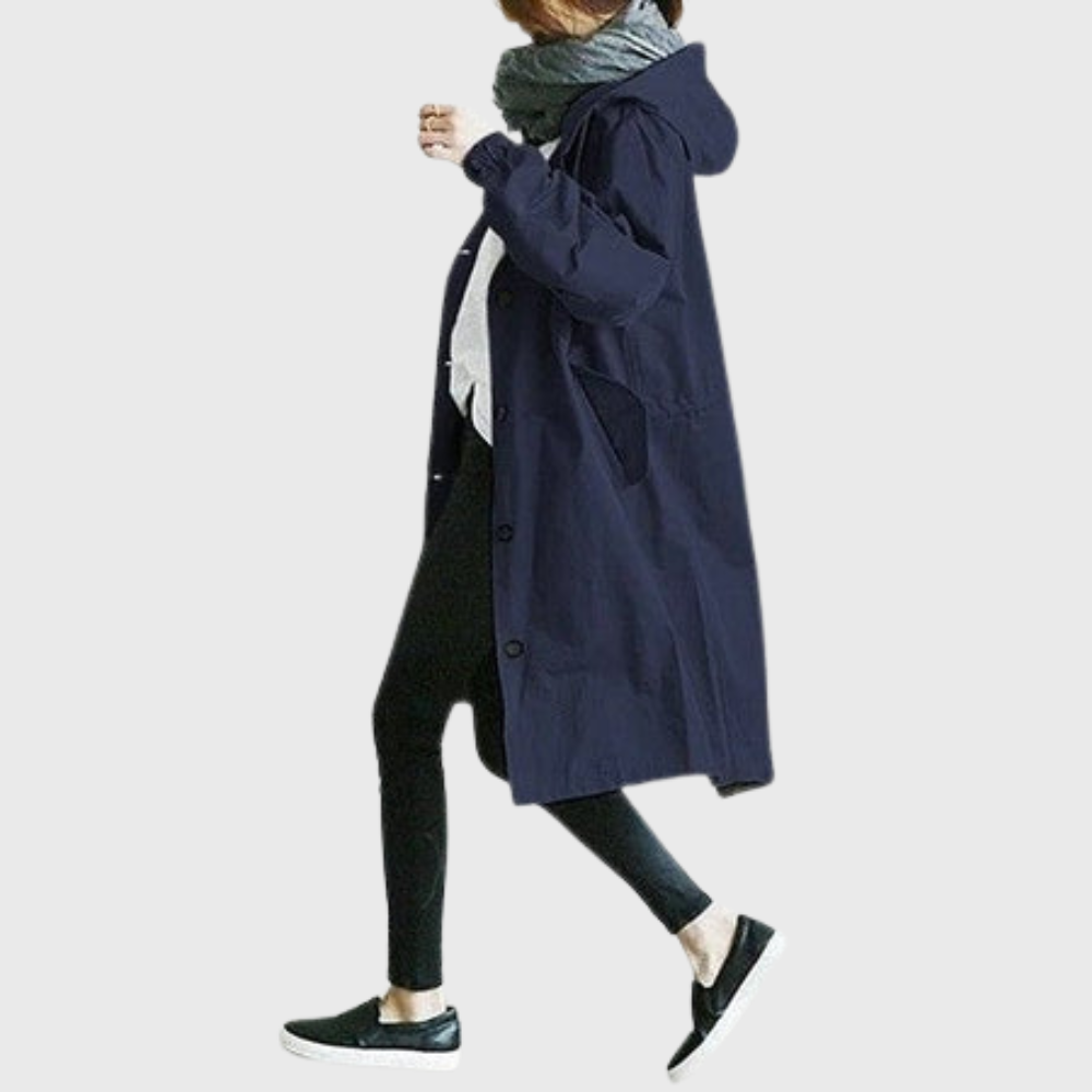Holly Waterproof Hooded Trench Coat