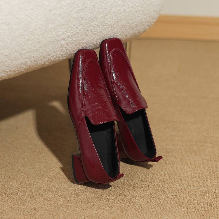 Sylvie Genuine Leather Heels