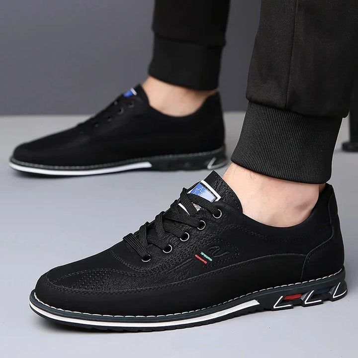 Dreno Textured Leather Shoes