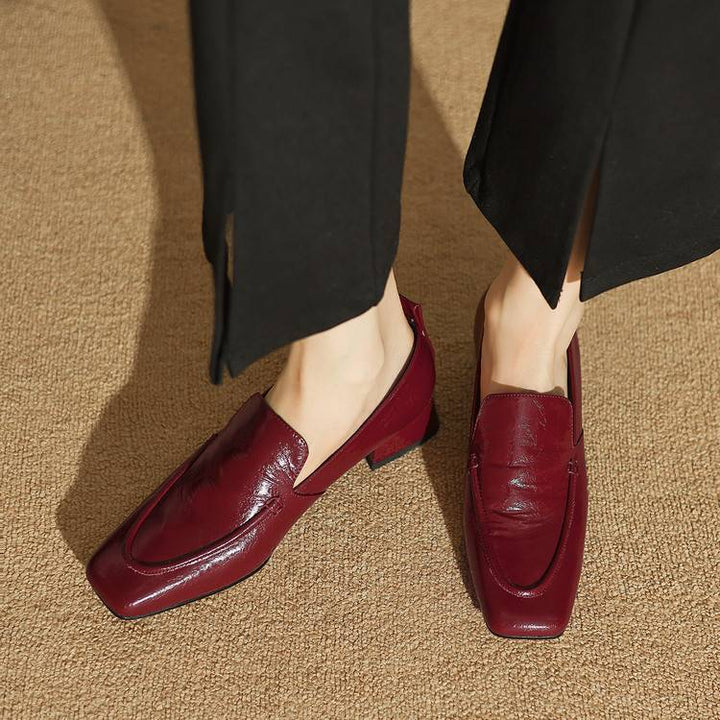 Sylvie Genuine Leather Heels