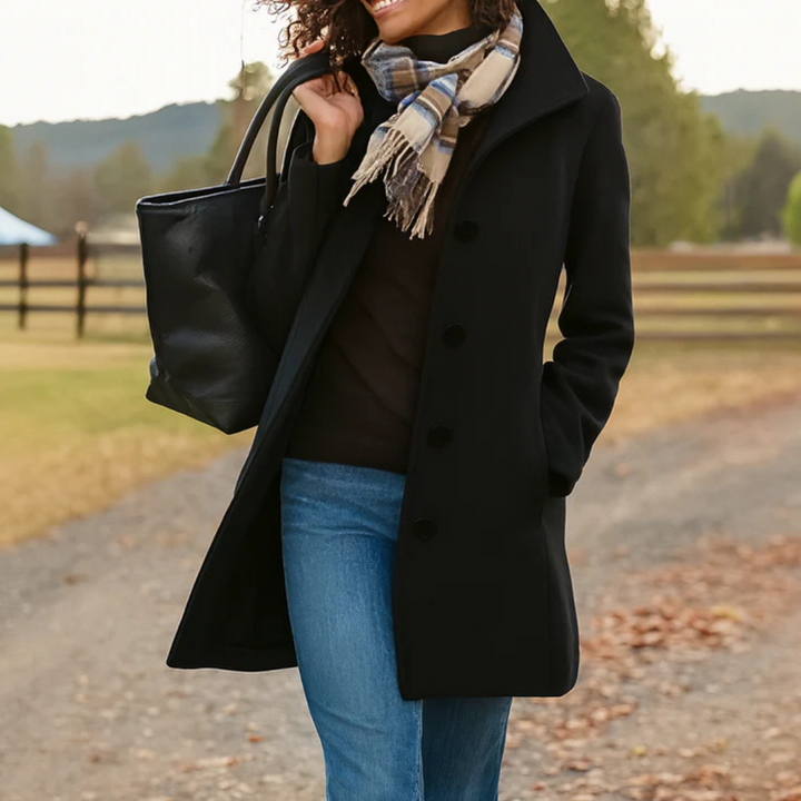 Zoe Single-Breasted Coat