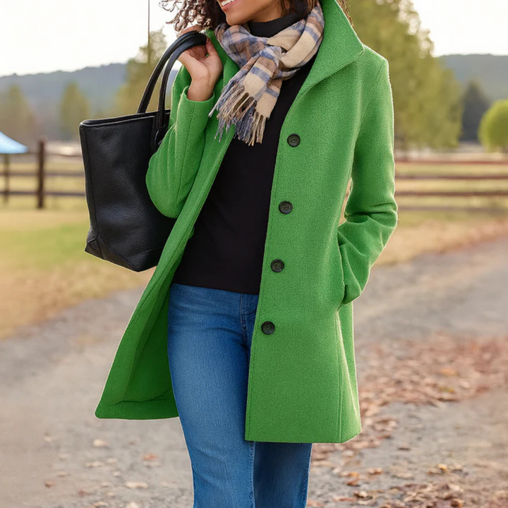 Zoe Single-Breasted Coat