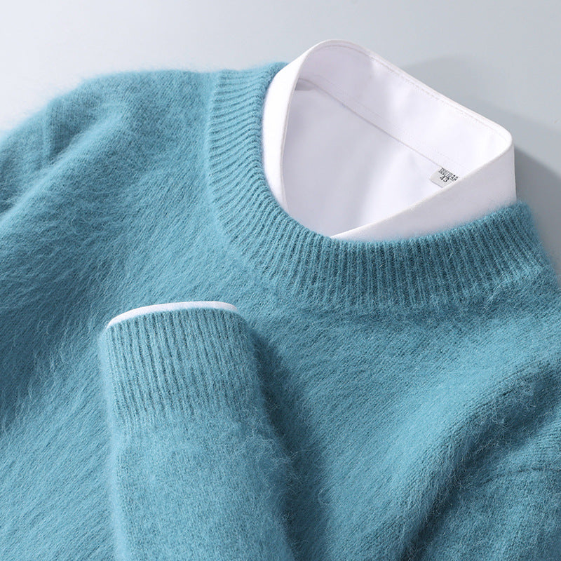 Cole Cashmere-Wool Crewneck Sweater