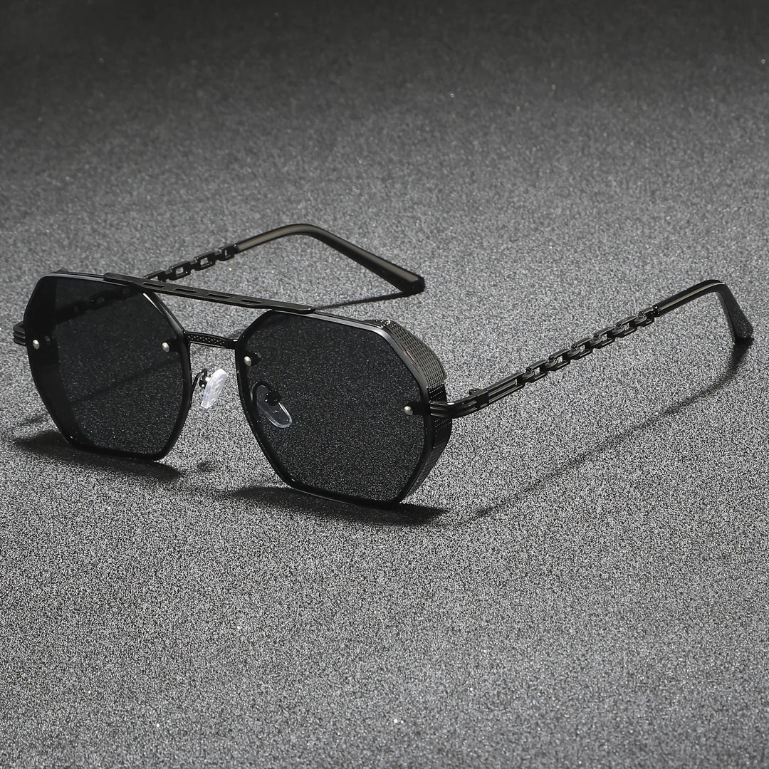 Marcello Hexagonal Metal Sunglasses