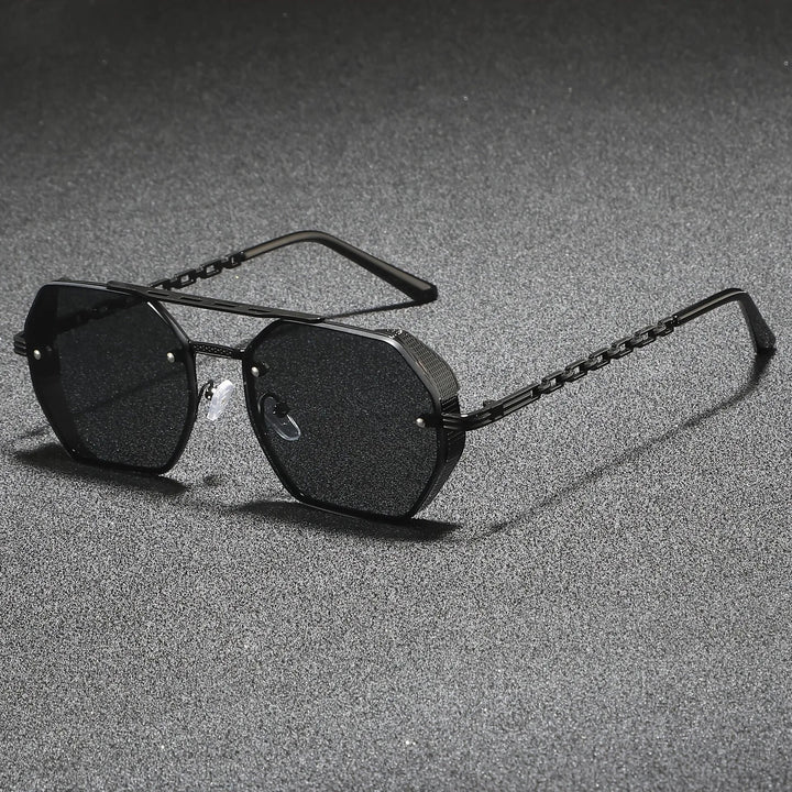 Marcello Hexagonal Metal Sunglasses