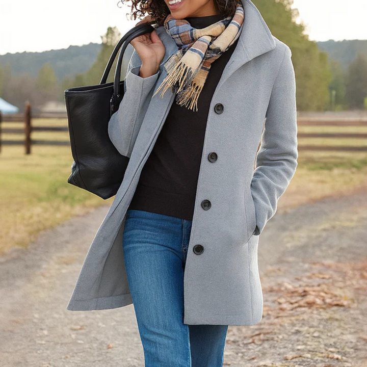 Zoe Single-Breasted Coat