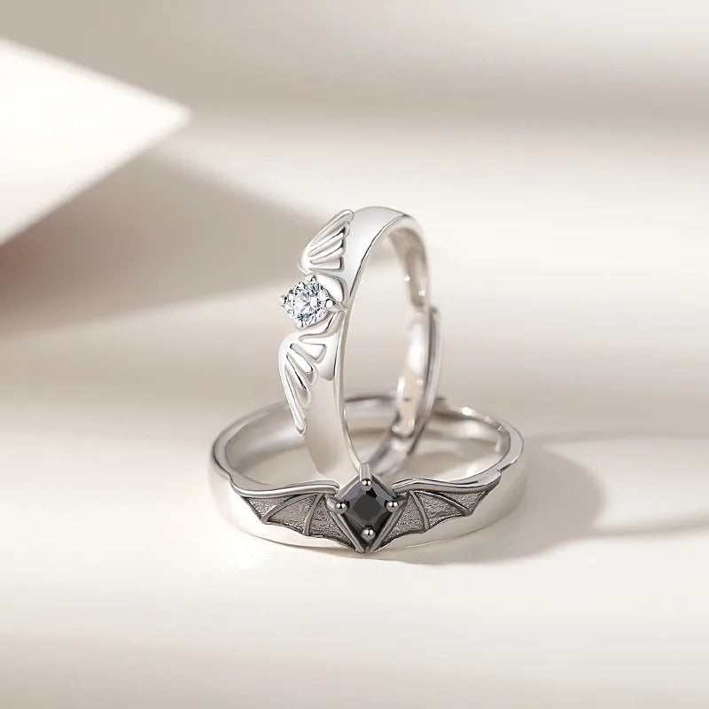 Celestial Adjustable Crystal Ring Set