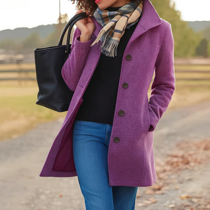 Zoe Single-Breasted Coat