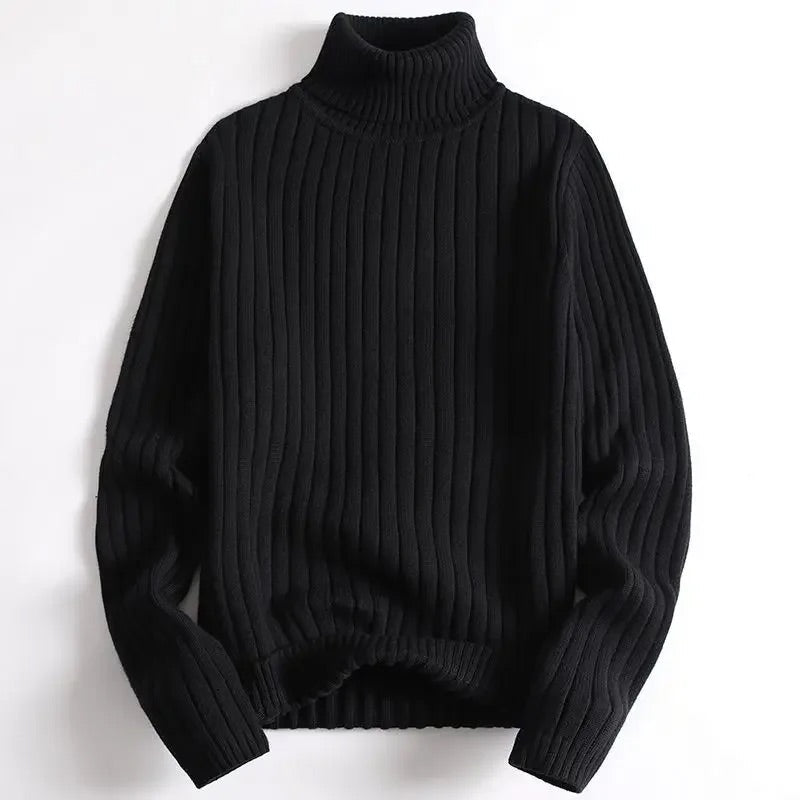 Axel Ribbed Turtleneck Sweater
