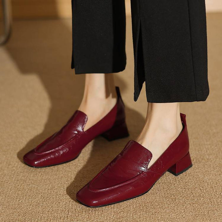 Sylvie Genuine Leather Heels