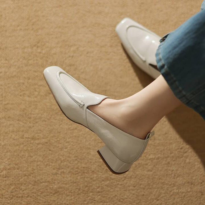 Sylvie Genuine Leather Heels